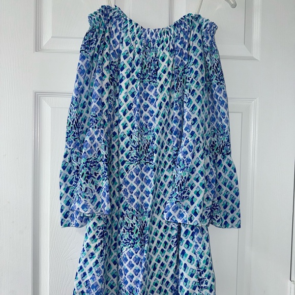 Lilly Pulitzer Nevie Off-the-Shoulder Dress - Picture 2 of 5